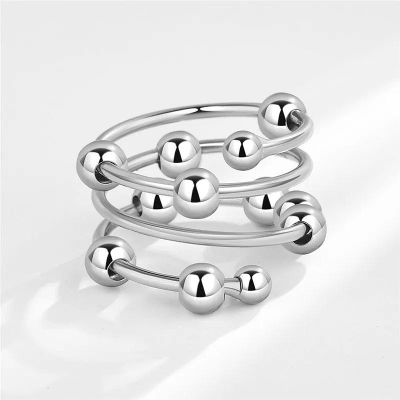 Fidget Rings Metal Rings Finger Rings Adjustable