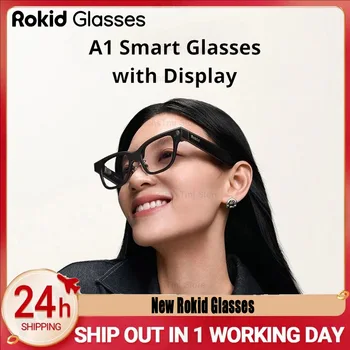 Nuovi occhiali Rokid Leqi Occhiali visivi intelligenti Navigazione GPS HUD 49g Fotocamera avanzata leggera per viaggi/esterni