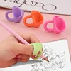 1/3/6Pcs Writing Corrector Children Writing Pencil Pen Holder 3/2 Finger Silicone Finger Posture Correction Tool for Kids Gifts 4