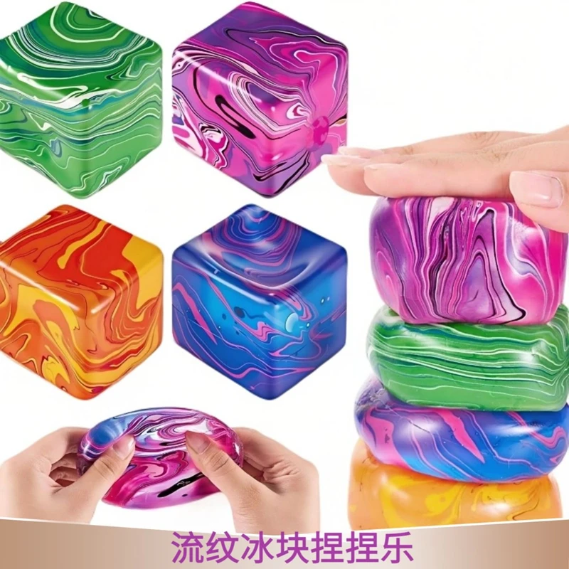 Nee doh Ice Cube Fidget Toys Squeeze Anti-stress Sensory Pinch 2