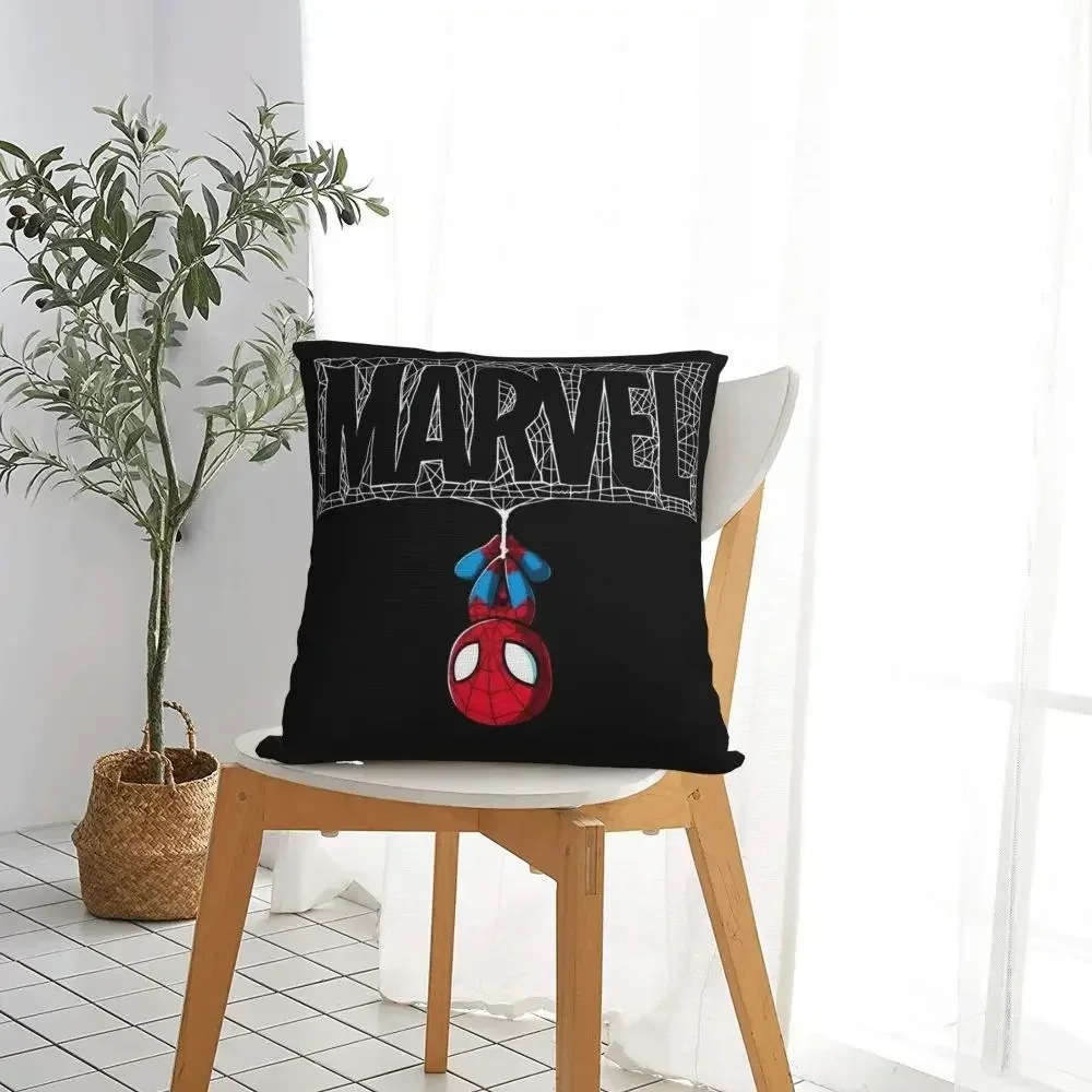 Spiderman Cartoon Cute Pillowcase Double-sided Printing Cushion Cover Decoration Throw Pillow Case Cover Home Square 45*45 cushion cover pillow case cover throw pillow cushions