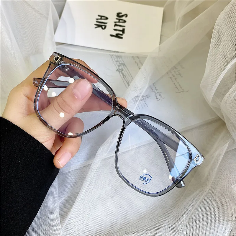 Women's Finished Myopia Glasses Trendy Anti-blue Light Optical Computer Eyewear Unisex Fashionable Minus Diopter Glasses 0~ -6.0 - 2