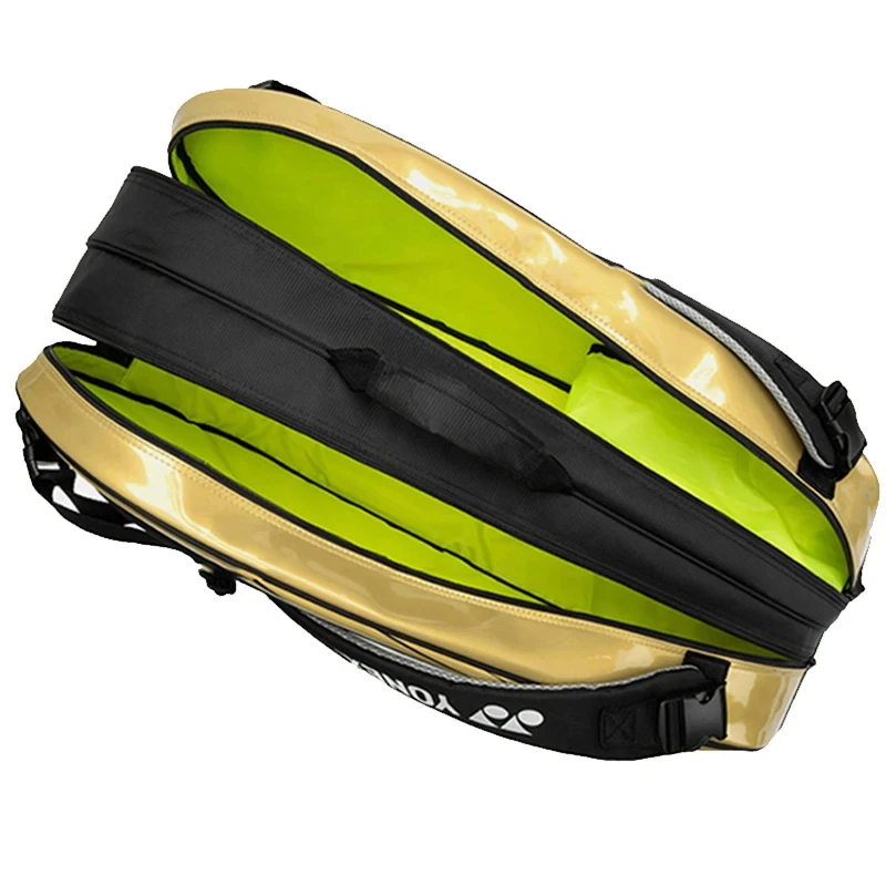 YONEX Waterproof Yonex Tennis Racket Bag High Quality PU Leather Sports Bag For Women Men Holds Up To 6 Rackets