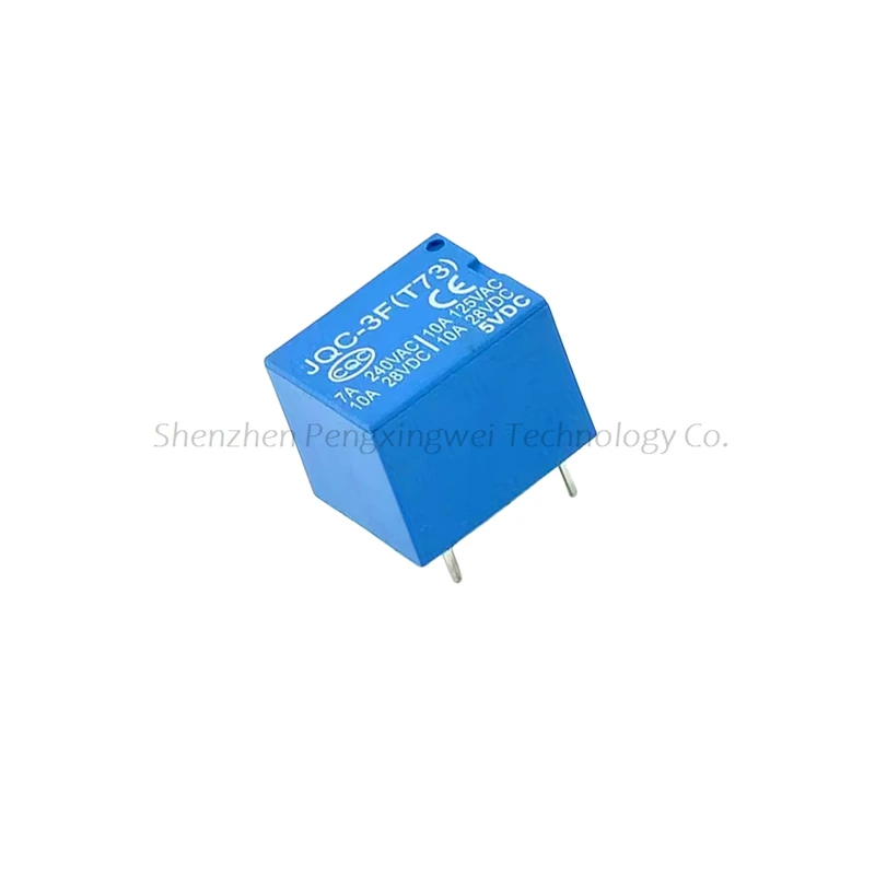 

10PCS (10pieces/lot)100%Original New QIANJI JQC-3F(T73)-12VDC JQC-3F(T73)-24VDC 5PINS 10A Relay