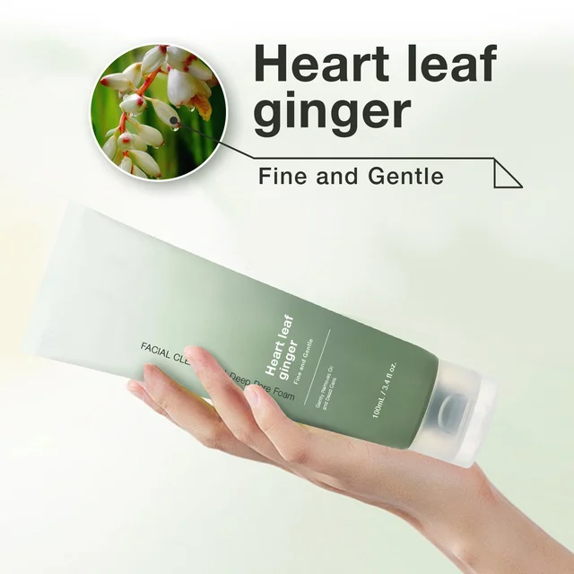 Facial Cleanser Heartleaf Succinic Moisture Cleansing Foam Deep Cleaning Oil Control Pore Soothing Korean Cosmetic Skin Care 5