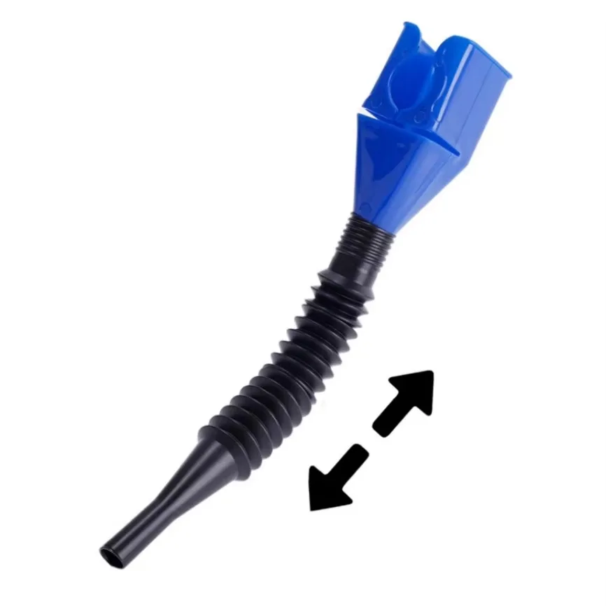 1/4Pcs Telescopic Car Refueling Funnel Universal Car Oil Filling Equipment Portable Foldable Engine Oil Gasoline Transfer Funnel
