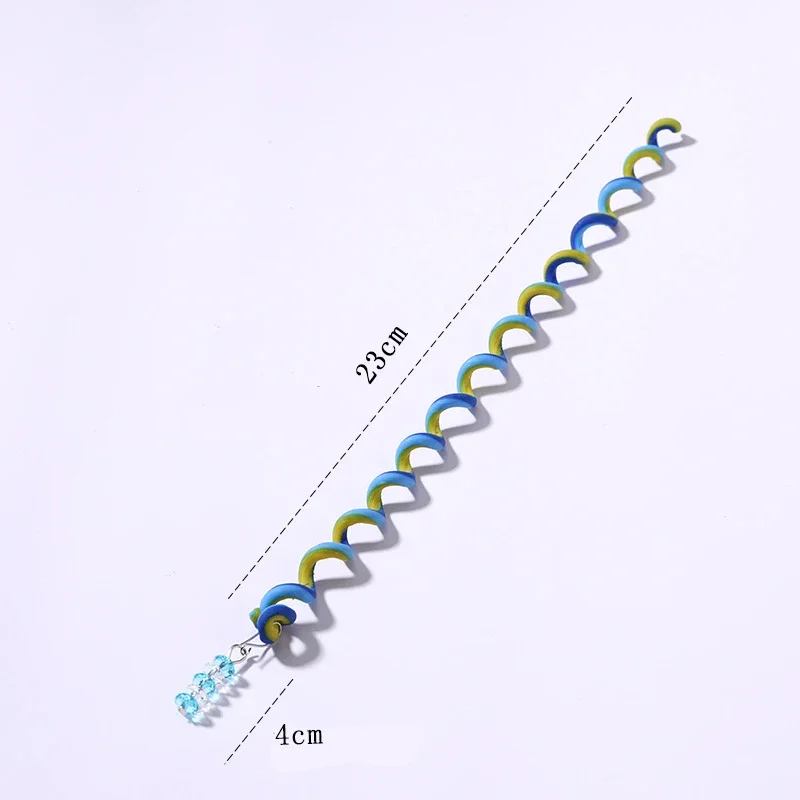 6Pcs Colorful Cute Girl Curler Hair Braid  Styling Tools Roller Braid Tie Gum Women  Accessories DIY Hairstyle Tool 2