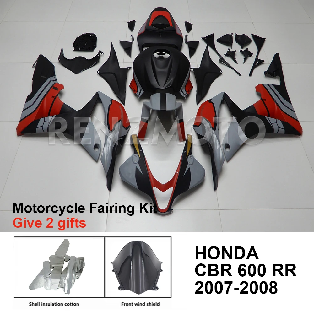 

Motorcycle Fairing Set Body Kit Plastic For HONDA CBR600 RR CBR600RR 2007-2008 Accessories Injection Bodywork H0607-1001B