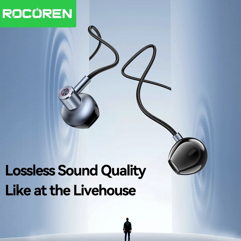 Rocoren USB Type C Wired Earphones In Ear With Microphone Stereo Earbuds Sports In-line Control For Xiaomi Samsung Wired Headset Best Sellers In Phones Accessories Rocoren USB Type C Wired Earphones In Ear With Microphone Stereo Earbuds Sports In-line Control For Xiaomi Samsung Wired Headset Best Sellers In Phones Accessories