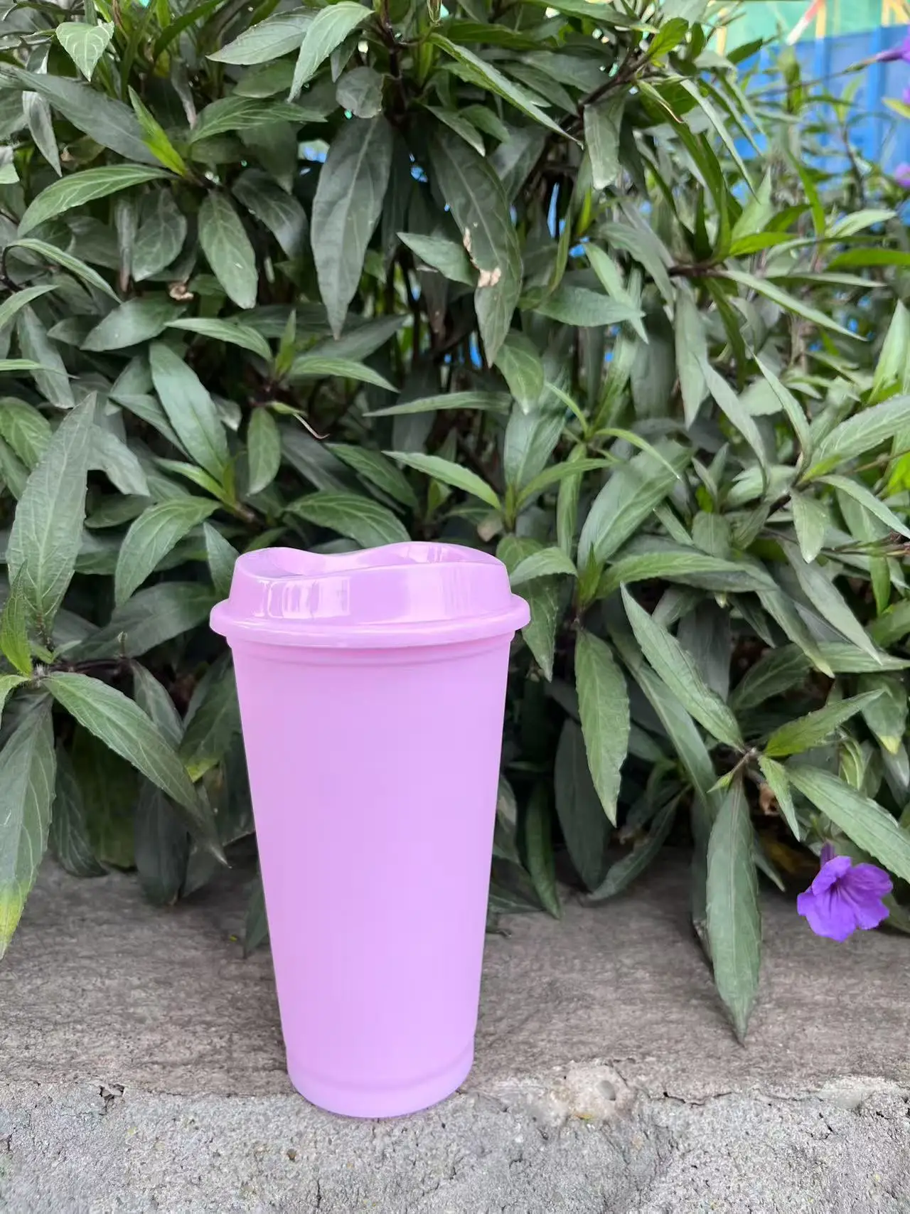 Eco-Friendly Reusable Travel Coffee Mug - BPA-Free Plastic, 16oz Capacity