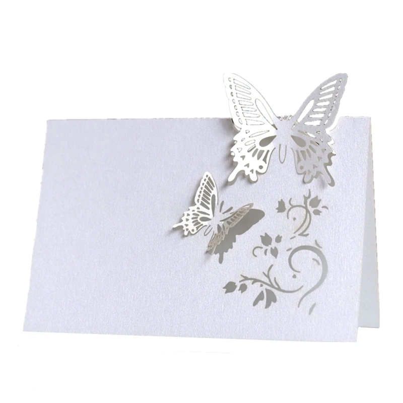 Butterfly Place Cards for Wedding Business Meeting Theme Party Decor