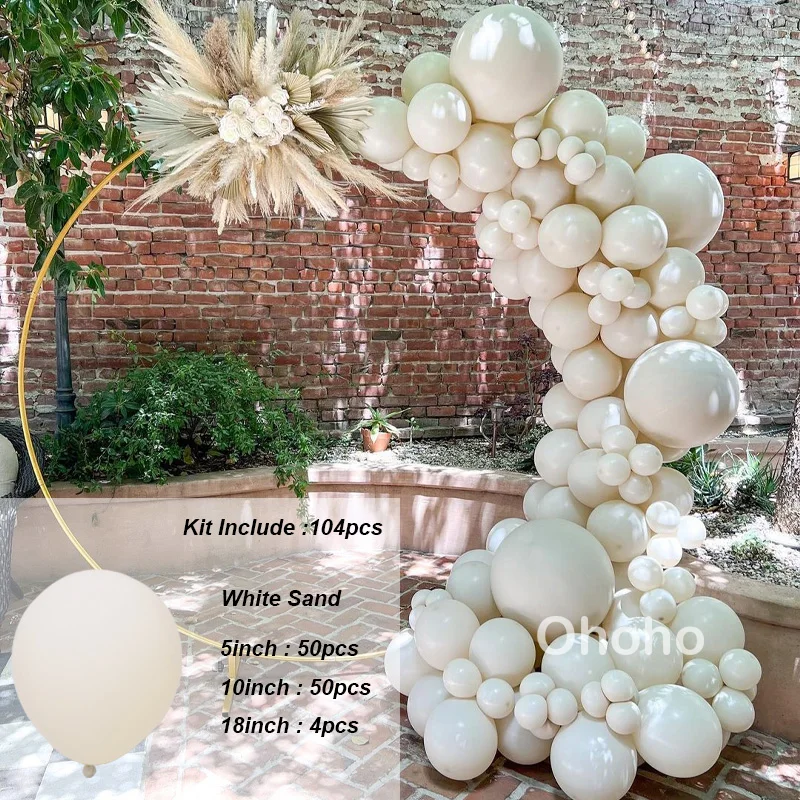 104pcs Beige