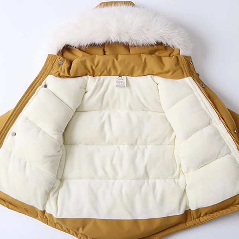 Children's Windproof And Waterproof Down Jacket And Pants Snow Set 5
