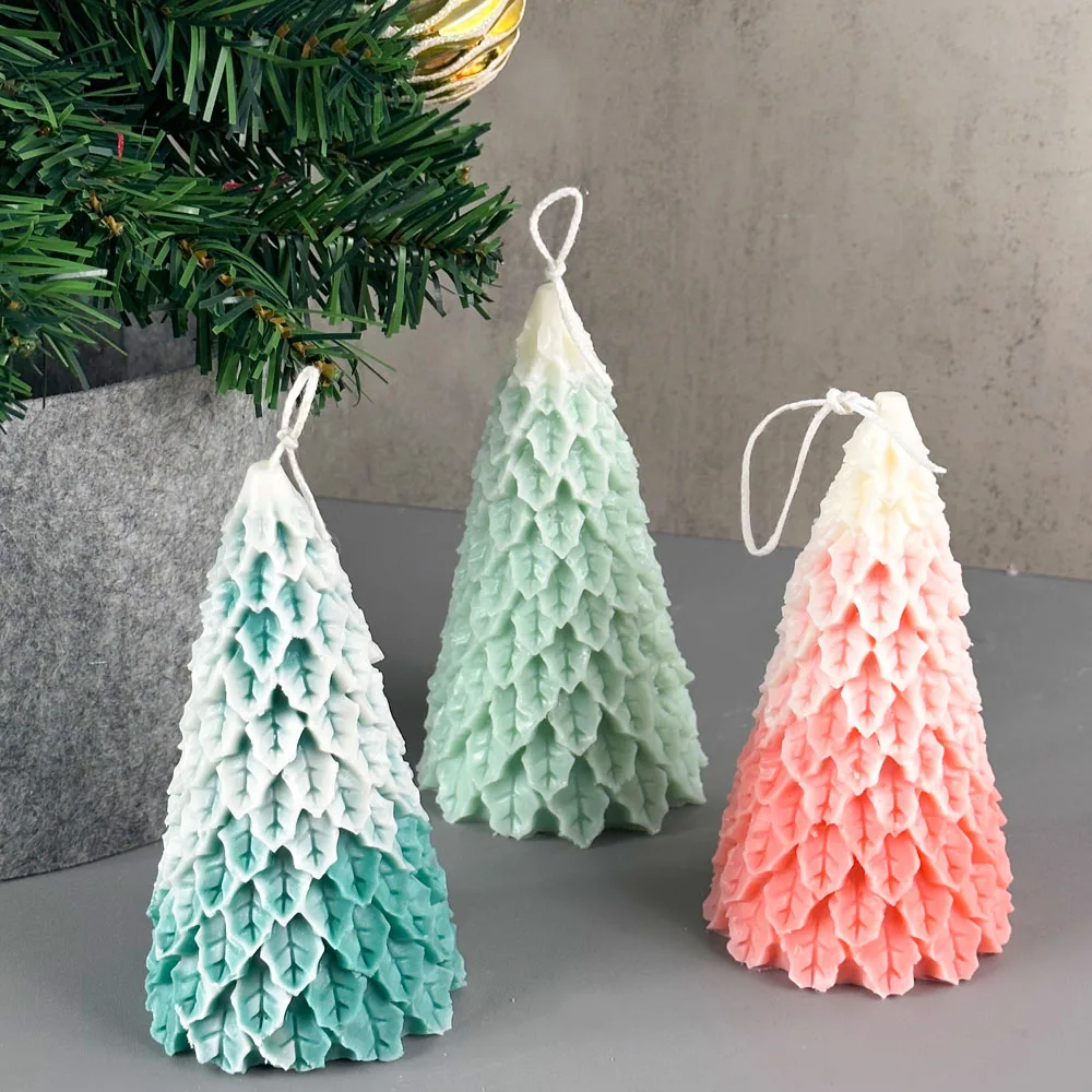 3D Christmas Tree Silicone Mold for DIY Crafts