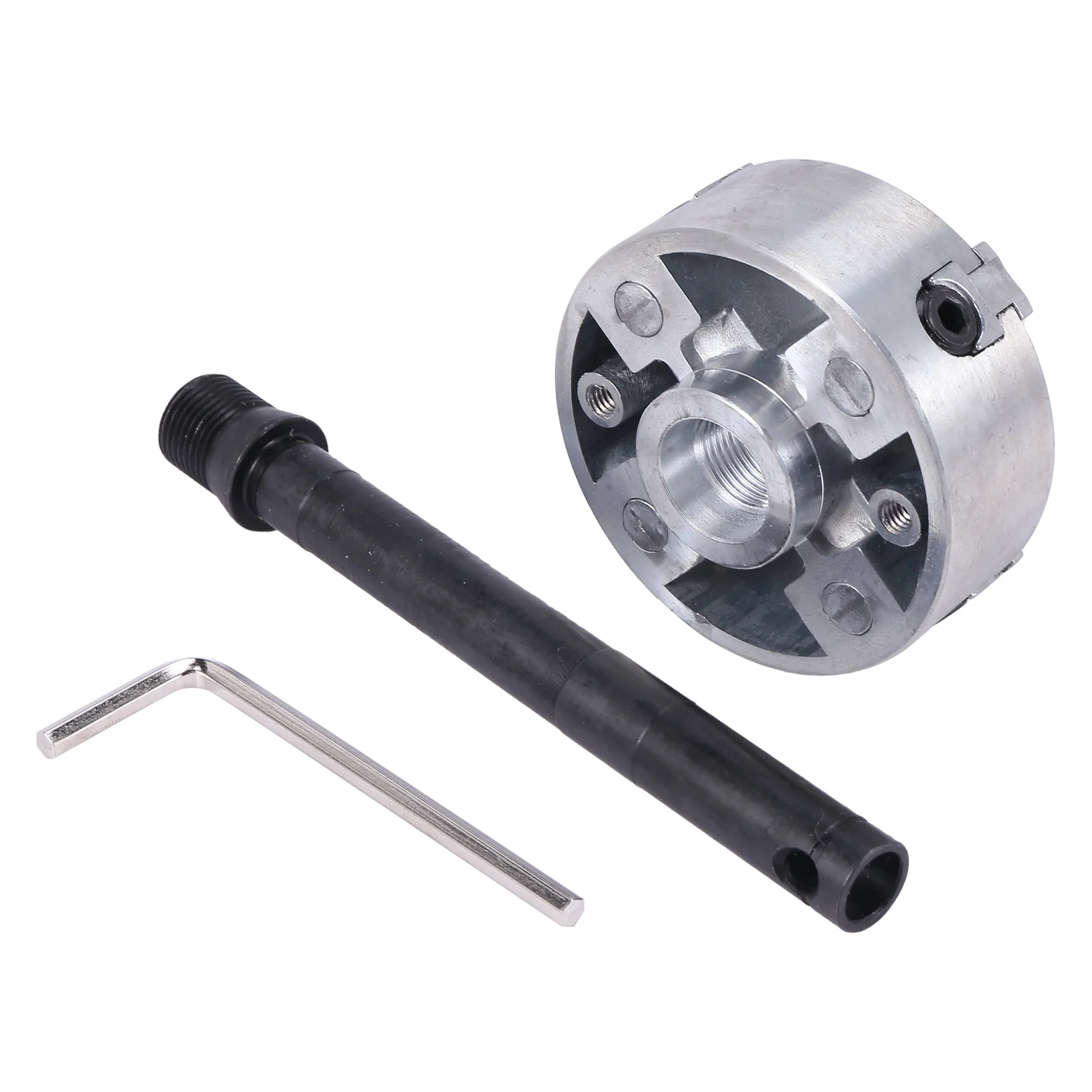 금속 미니 선반용 4조 척 Z011A M12x1mm 나사산 백 1.8-56mm/12-65mm..