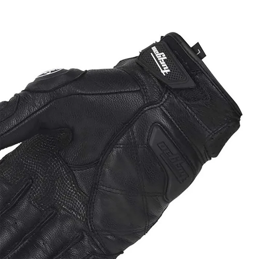 Genuine Leather Motorcycle Gloves 5