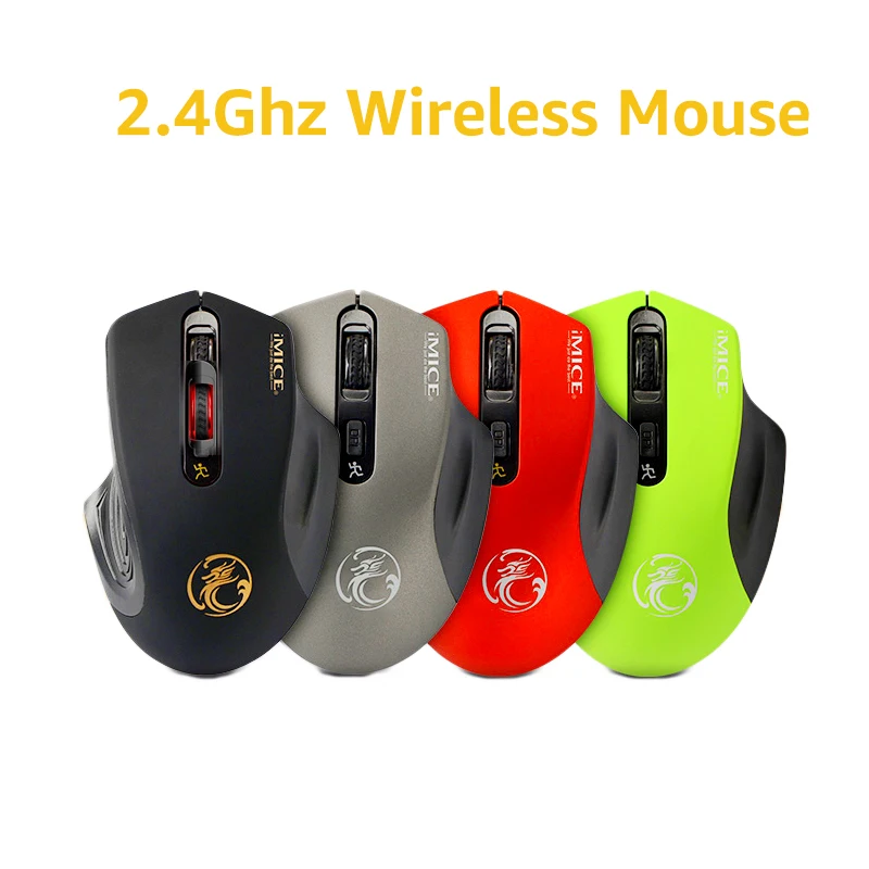 IMICE USB 3.0 Receiver Wireless Mouse 2.4G Silent Optical Mouse