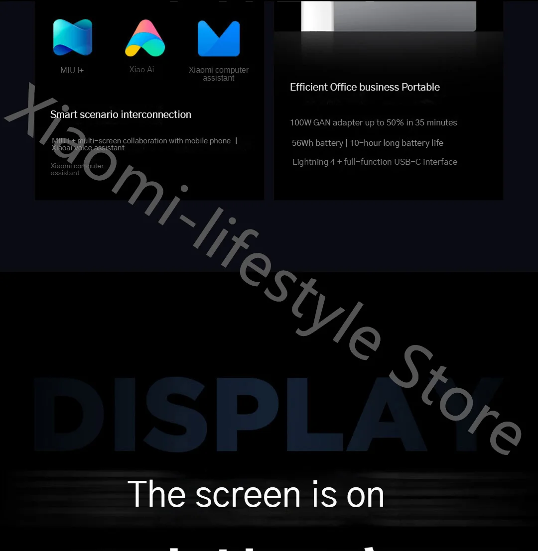 Xiaomi Mi Book 14 2022 Laptop with Intel Core i7-1260P/i5-1240P, RTX2050/MX550/Iris Xe Graphics, 14