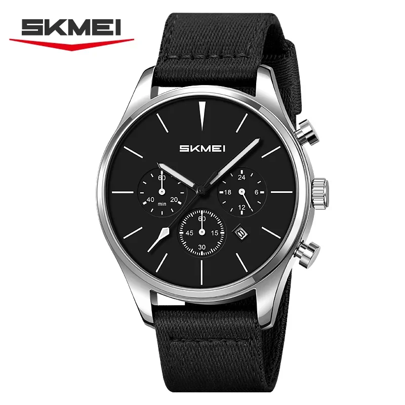 SKMEI 2367 Luxury Waterproof Men Women Quartz Watch Casual Business Calendar Sport Wristwatches Male Clock Reloj Hombre 9133