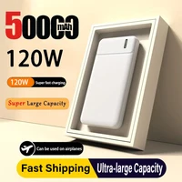 50000mAh Power Bank 120W Super Fast Charge Portable External Battery PowerBank High Capacity PowerBank For iPhone Samsun 1