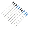 10PCS Metal Pen Refills Blue Black Ink Refills 115mm Replacement Ballpoint Pen Refills 1mm Tip Pen Refill 3