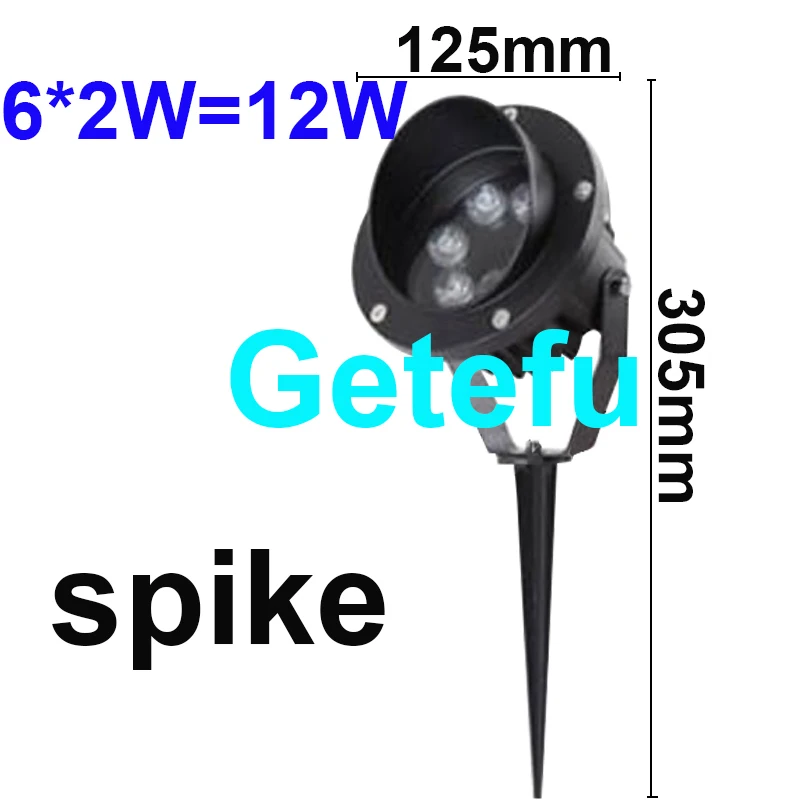 thumbnail image 1 of Iluminación LED para exteriores, 12 W, 18 W, 24 W, focos con punta, CC de 12 V, 110 V y 220 V, lámpara de jardín, luz LED RGB para césped, lámpara para árbol, 1 of 5