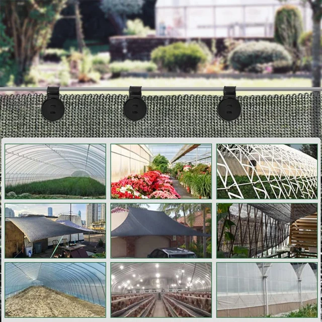 20-100 Ppc Sun Shade Net Clip Garden Szerszámok Üvegházhatású Árnyékoló Ruhák Rögzítse - Image 4