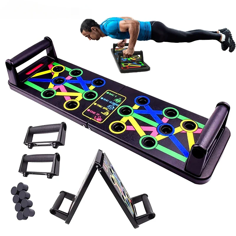 

Multi-functional Push-up Board Home Fitness Abdominal Exercise Machine Foldable Fitness Board Abdominal Muscle Support