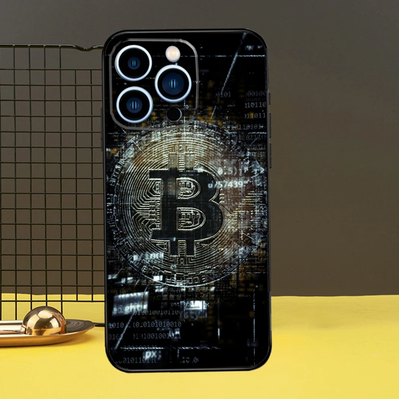 Bitcoin BTC Phone Case For iPhone 12 11 Pro MAX XR X XS Max Case For iPhone 13 Pro Max 7 8 Plus SE2 iphone 11 waterproof case
