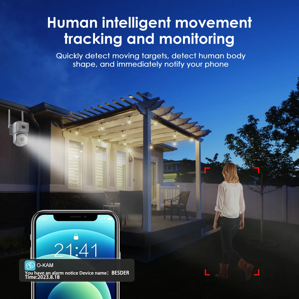 Рисунок 6 - 8MP WiFi IP камеры наблюдения двойной