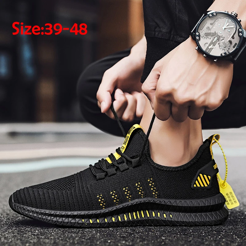 Abhoth New Light Mesh Men Shoes Comfortable Casual Men's Sneaker Breathable Non-slip Wear-resistant Outdoor Walking Shoes