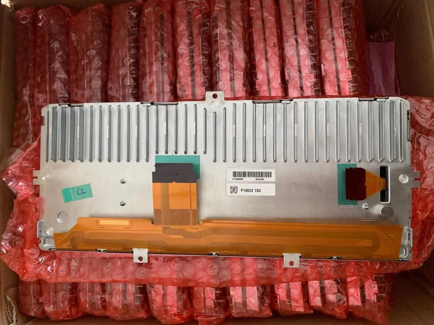 새로운 원본 LAM1233559B A2C01722301-01 VW SKODA 용 등급 A + 10.4 인치 LCD 디스플레이 스크린 패널