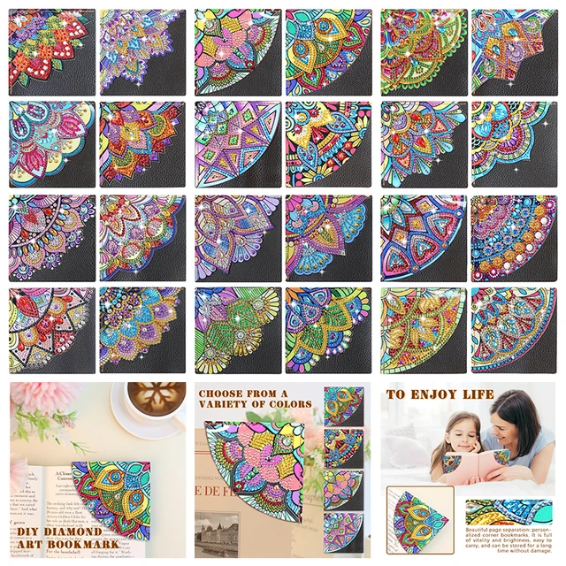 DIY Diamond Painting Bookmarks Handmade 5D Rhinestone Book Mark