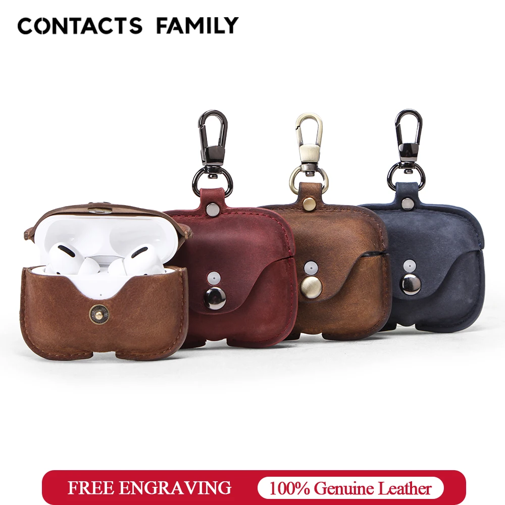 

Luxury Leather Bag For Apple AirPods Pro Bluetooth Wireless Earphone Case Cover For AirPods Pro 3 Funda Cover Charging Box Gift