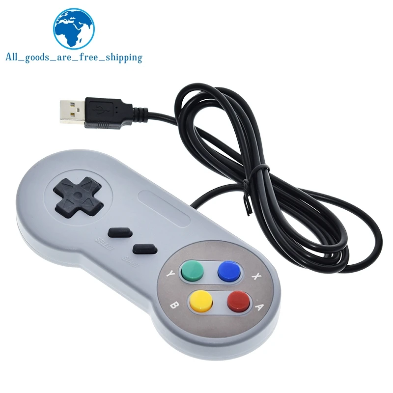 

Игровой USB-контроллер, игровой джойстик, геймпад, контроллер для Nintendo SNES, игровой коврик для Windows, ПК, MAC, компьютерный контроллер, джойстик