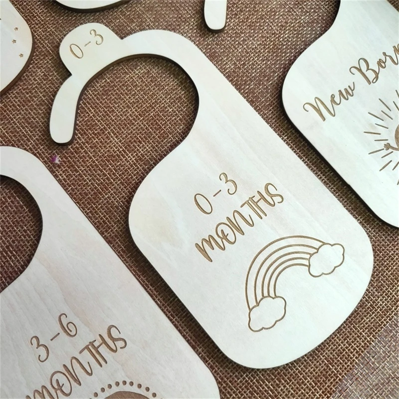 modern newborn photography 7Pc/Set Newborn 24 Months Baby Closet Dividers Cartoon Nursery Clothes Organizer Infant Wardrobe Hanger Hanging Label Home Decor newborn and family photography