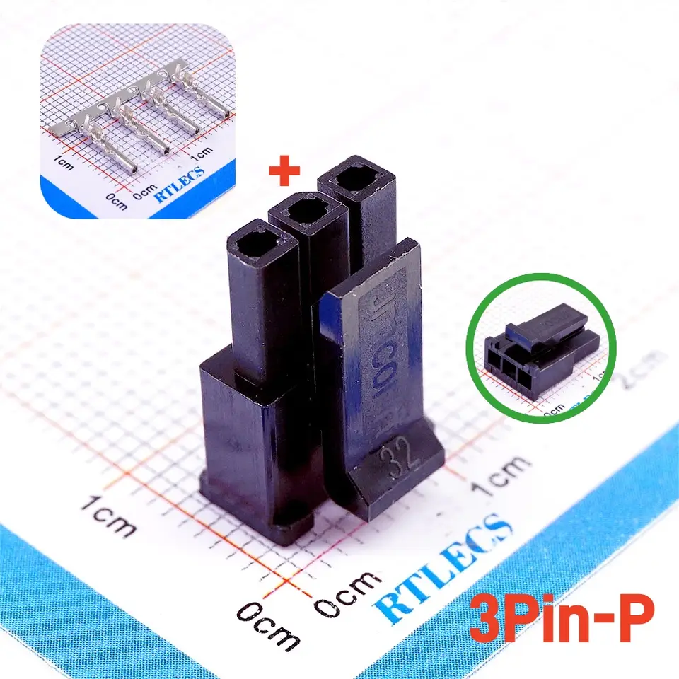 10 100 Sets Micro-Fit 3.0 MM Connector Single Row Male Housing Plug 1x2 2 Pin 3 4 5 6 7 8 9 10 Pin/Matching Female Terminal image 9