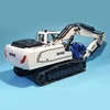 MT 946 1/14 Metal 9CH Tracked Hydraulic RC Excavator TOUCAN Painted Yellow Grab Tiltable Clamshell Bucket Ripper Model TH19597 6
