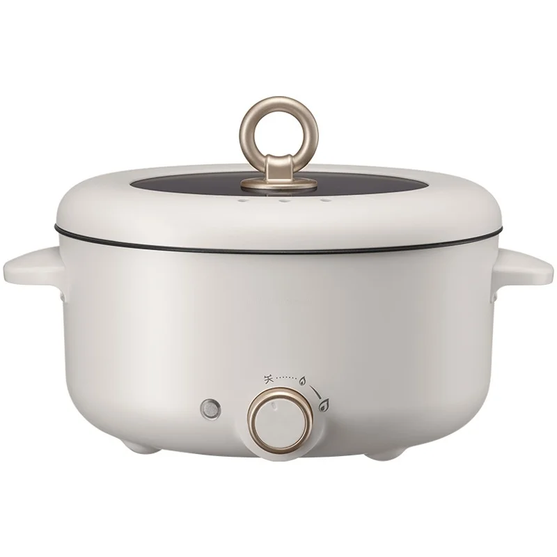 220V Electric Hot Pot Multicooker Household Non-stick Cooking Machine Frying Pan Pot 5L Double-flavor Hot Pot 3L Single Pot 2