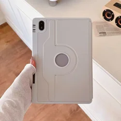 Enhanced Rotating iPad Case with Stand and Protection for 2024 iPad pro 11 (Grey)