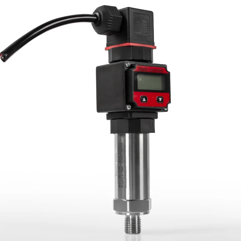 

LCD Digital Pressure Sensor Transducer -0.1 ~ 60Mpa Water Oil Air Pressure with G1/4 4-20mA RS485 0-10V Pressure Transmitter