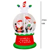 Inflatable Snowball Christmas Decoration for Home Garden Santa Snow Globe Led Light Inflatable Toys New Year Party Outdoor Decor 6