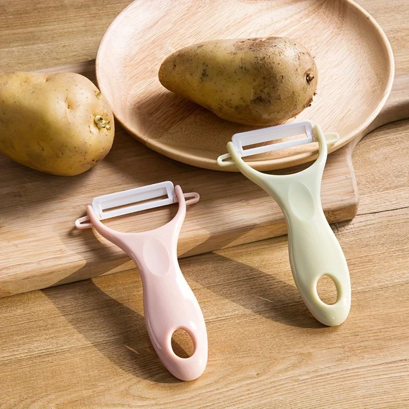 Ceramic Fruit Potato Paring Knife Kitchen Multi-purpose Planer Knife Household Scraper Knife, Melon Planer, Reusable Pear Peeler