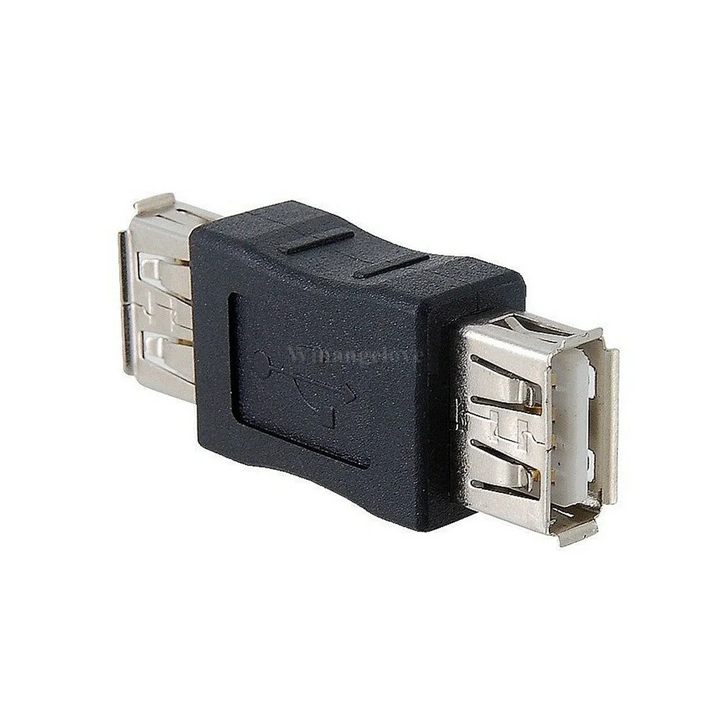 

100pcs/lot USB 2.0 Type A Female to Female Coupler Adapter Connector Extender