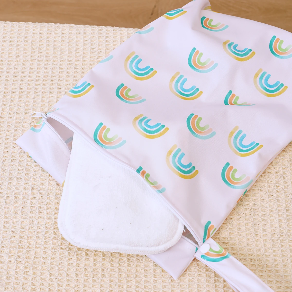 Elinfant 2PCS 방수 기저귀 가방 보관 가방 해변, 수영장, 체육관, 휴대용 기저귀 가방에 대한 습식 건식 가방