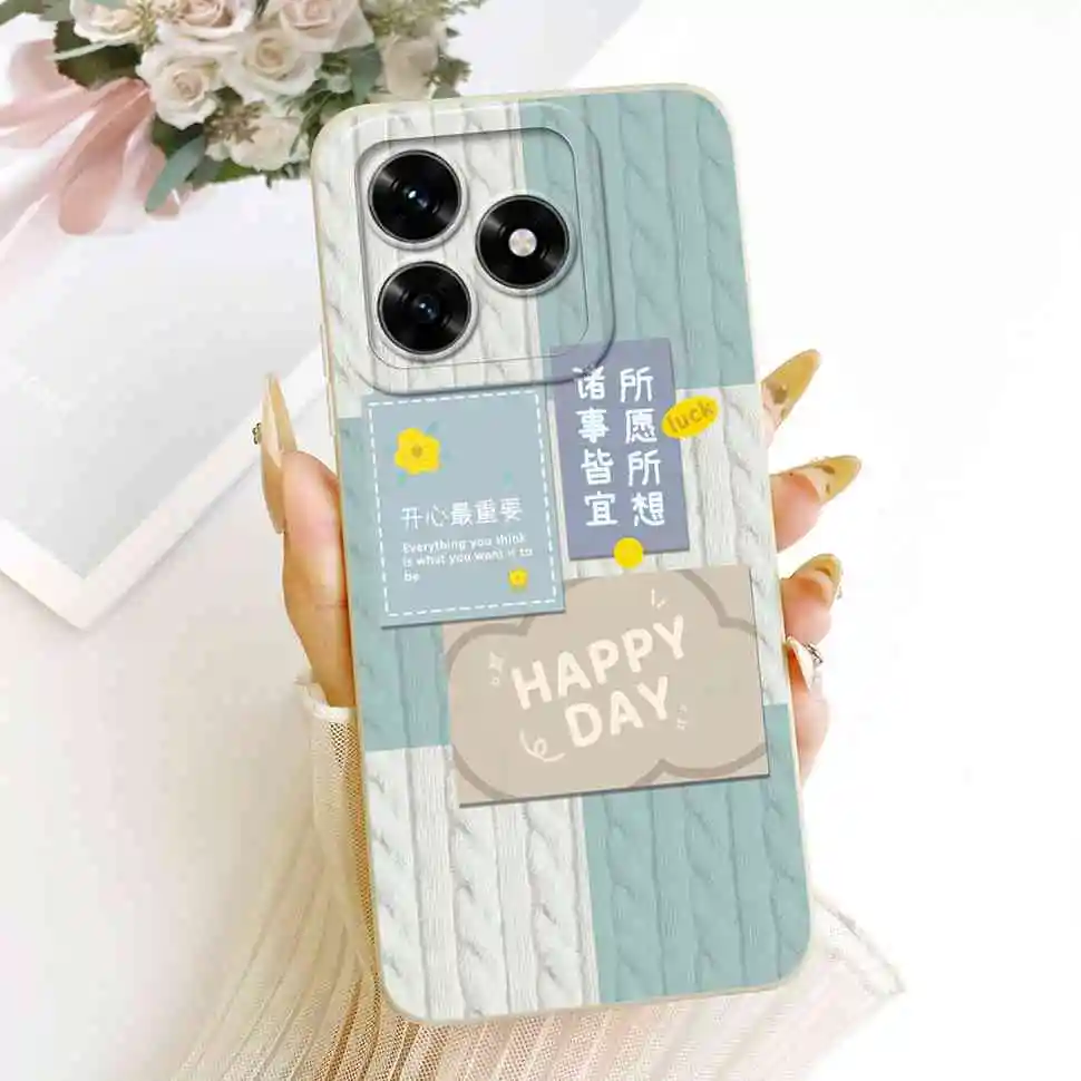 Cute Rabbit Cartoon Silicone Phone Case, Soft Protective Cover