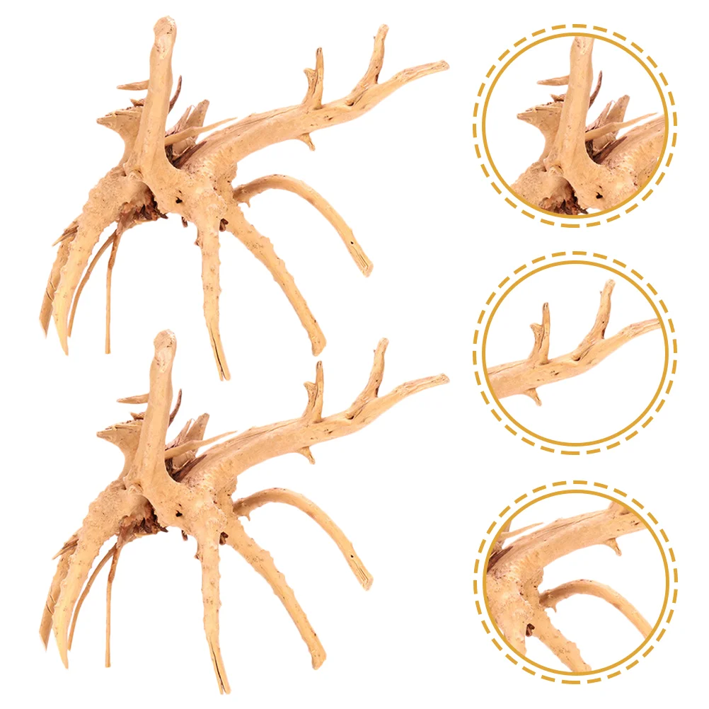 

Tree Root Decor Nature Plant Stump Natural Driftwood Crafts Fish Tank Decorations Naturales Aquarium Adornments