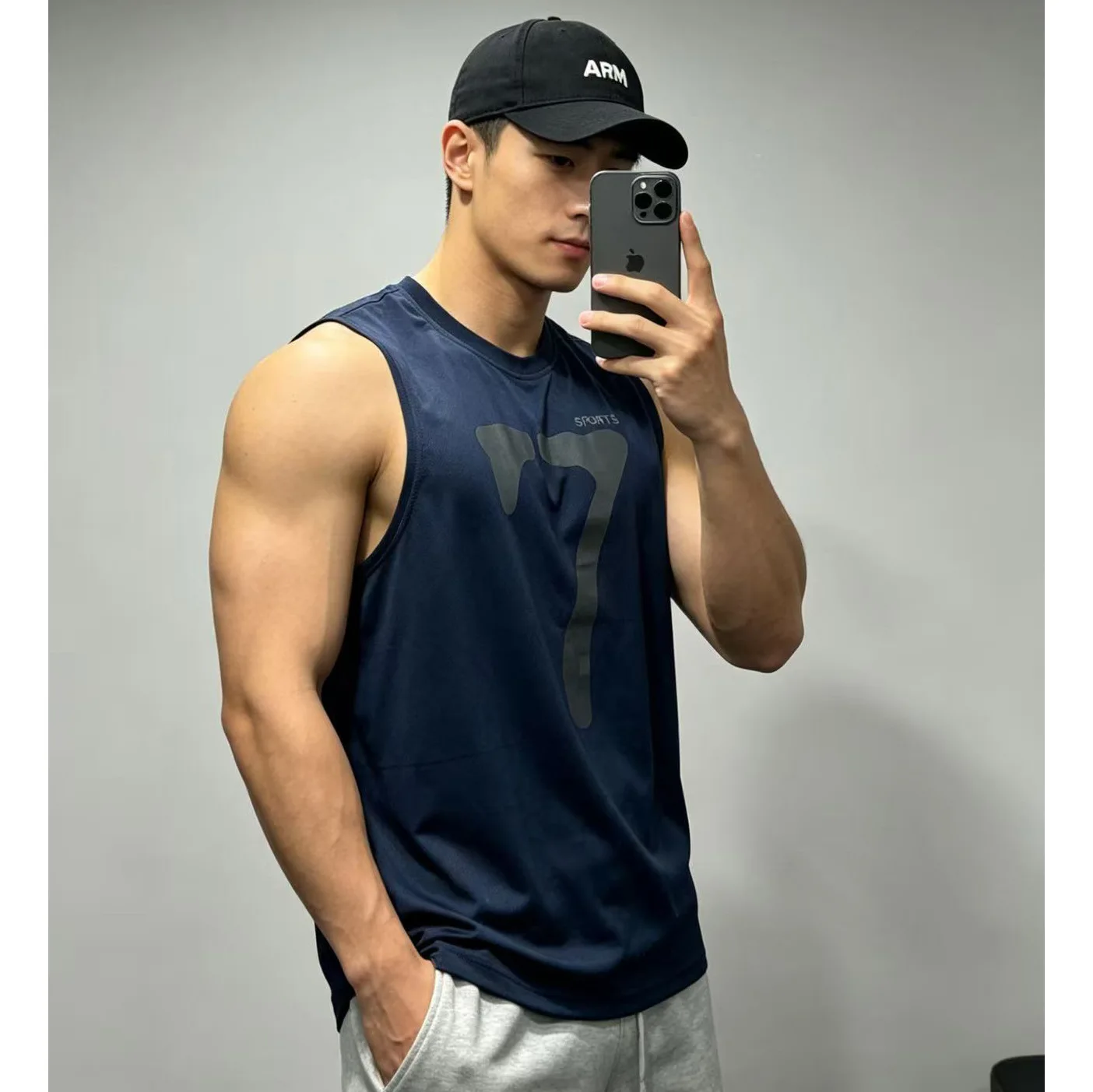 여름 남성용 짐 탱크탑 피트니스 트레이닝 의류 속건성 루즈핏 보디빌딩 민소매 셔츠 남성 패션 농구 조끼