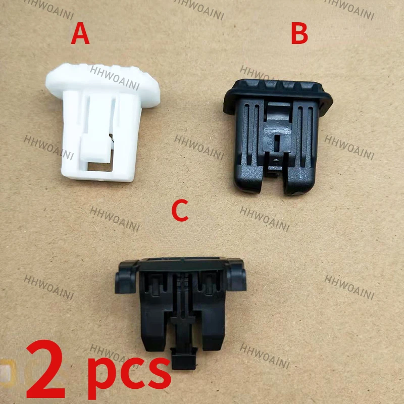 2 Pcs For Porsche Panamera Cayenne Rear Seat Cushion Card Holder Clip Buckle Accessories