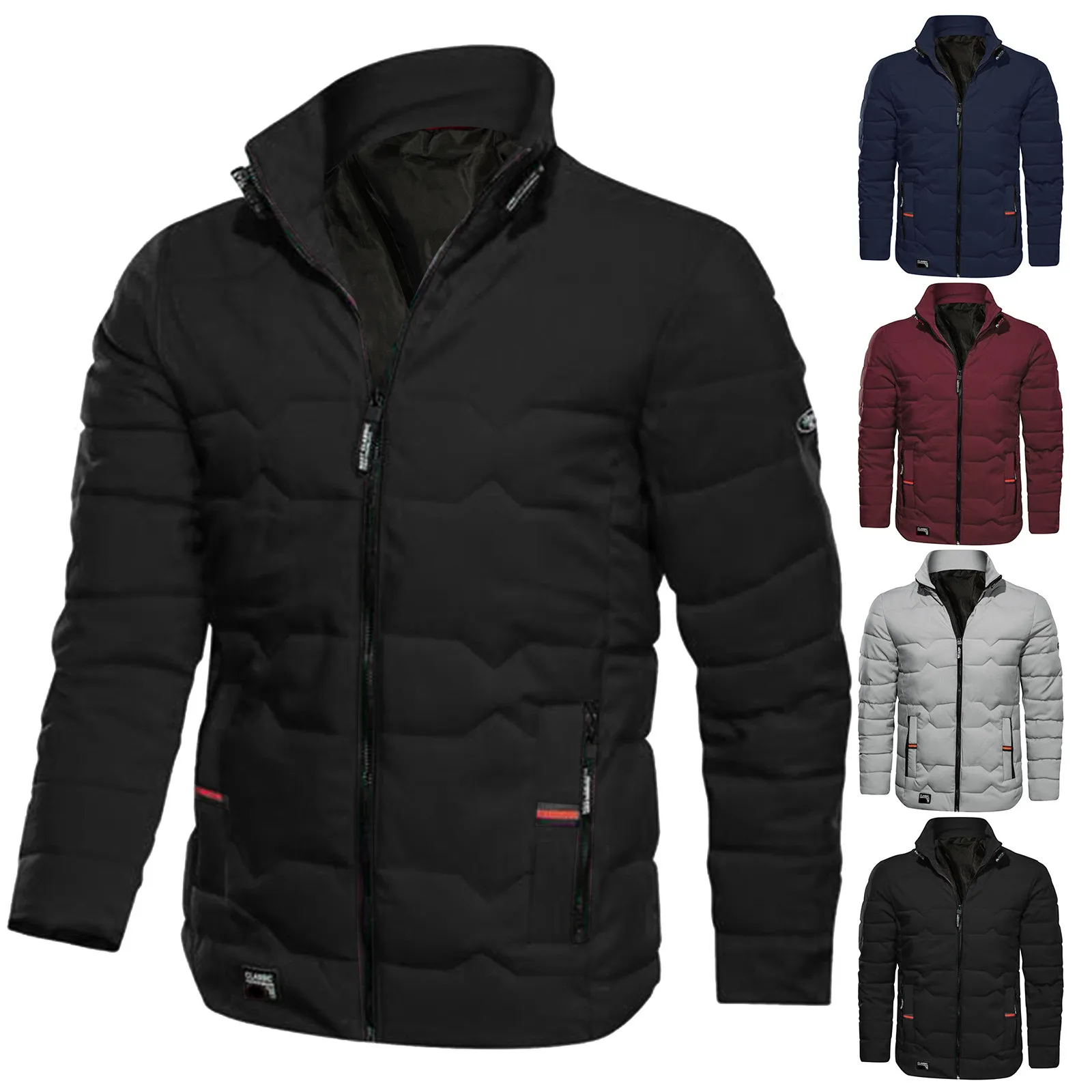 

2022 New Winter Jackets Parka Men Autumn Winter Warm Outwear Brand Slim Mens Coats Casual stand collar Windbreaker Jackets Men